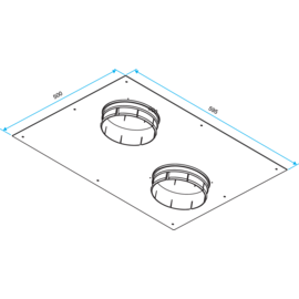 Plaque d'étanchéité plafond T.Flow®