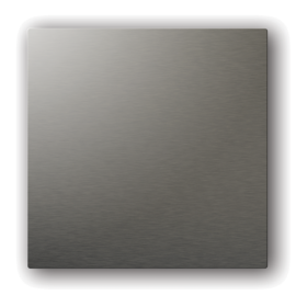 Plaque design ColorLINE® Ø 80 ou Ø 125 mm - Titane