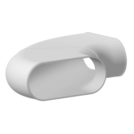 Coude horizontal caisson PE