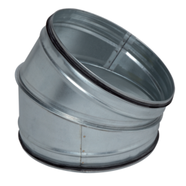 C 30° GALVA+joint - Ø 125 mm embouti