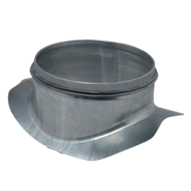 PEC GALVA+joint - Ø 125/125 mm