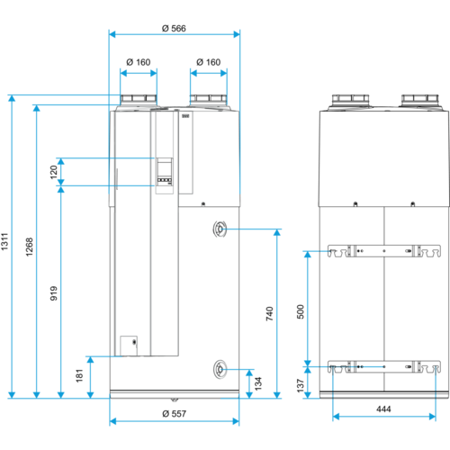 T.Flow® Hygro+ / Nano Meergezinswoning