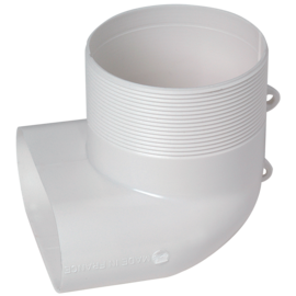 Coude mixte pour bouche Ø 80 mm