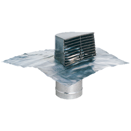 Grijze kattenluikuitgang D125 + loodplaat