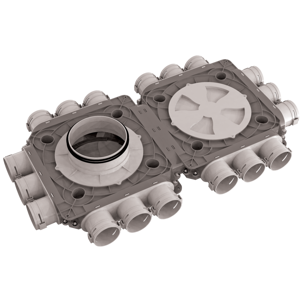 Caisson de Répartition - Maison Individuelle - Gamme OPTIFLEX® | Aldes