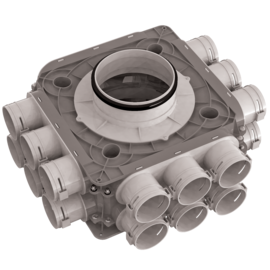 Caisson V Optiflex D63  - 18 piquages