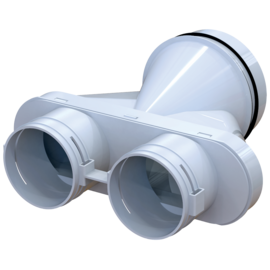 Manchette droite DN125 2x Optiflex D75