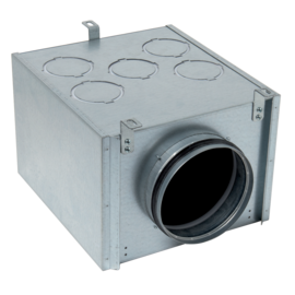 Metalen verdeelkast Optiflex® 11 aansluitingen ronde buis en hoofdaansluiting Ø 160-B