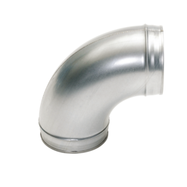 C 90° GALVA - D80 embouti