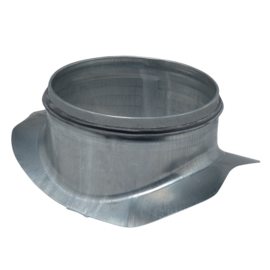 PEC GALVA+joint - Ø 125/125 mm