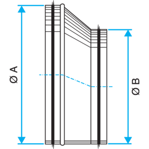 Réduction Conique Excentrée : RCE à joints