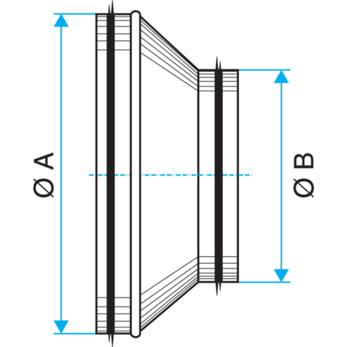 Réduction Conique Concentrique : RCC à joints