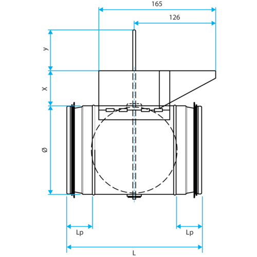 Handbediende en motoriseerbare afsluitklep RGE