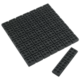 Lot de 4 plots élastomère