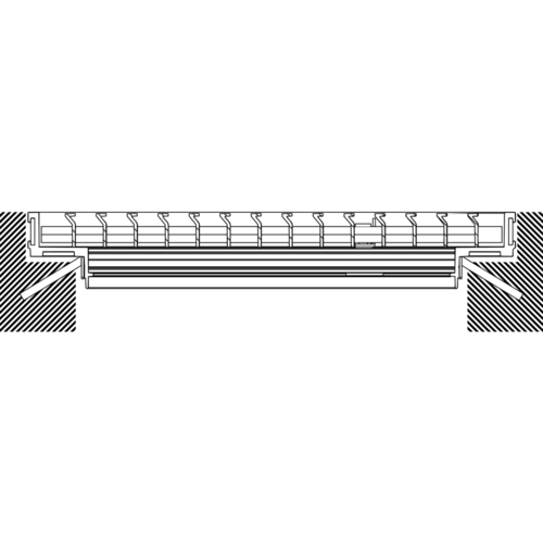 Série GRIDLINED Floor - aluminium