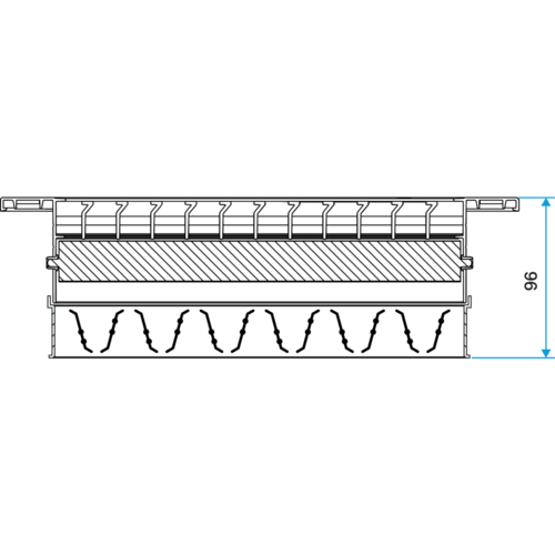 Série GRIDLINED Wall - aluminium